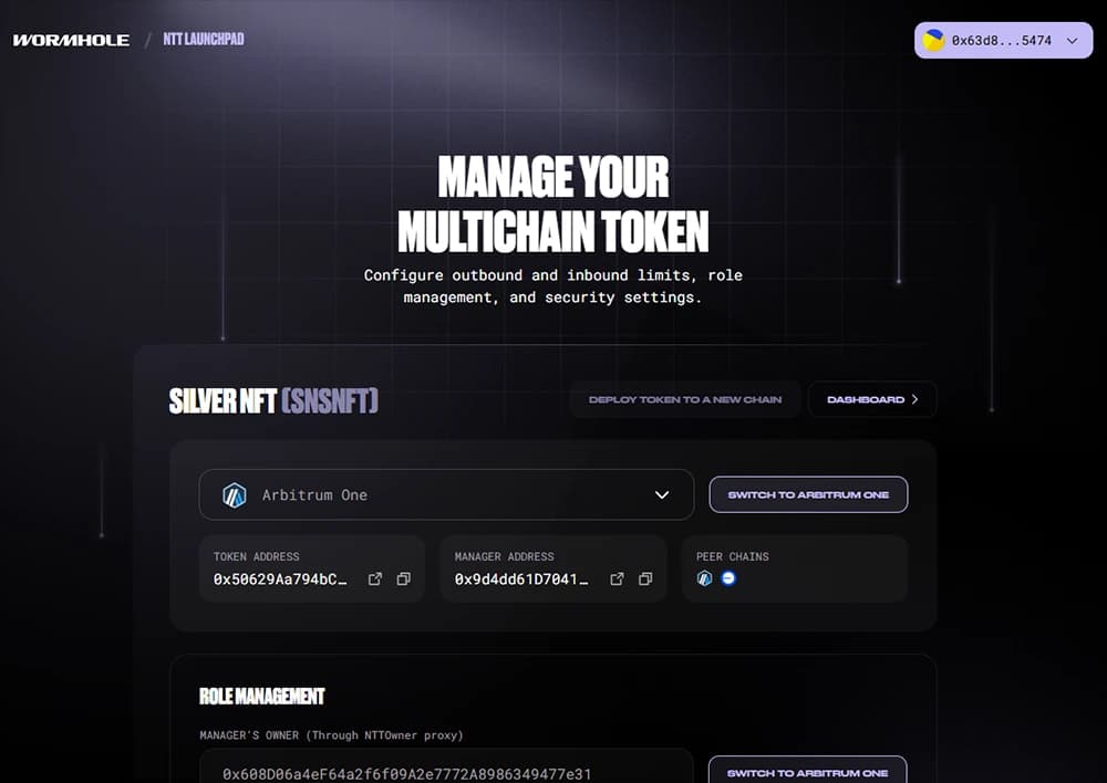 Manage your multichain token with NTT Launchpad