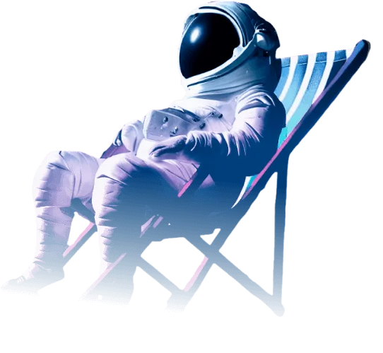 Astronaut resting