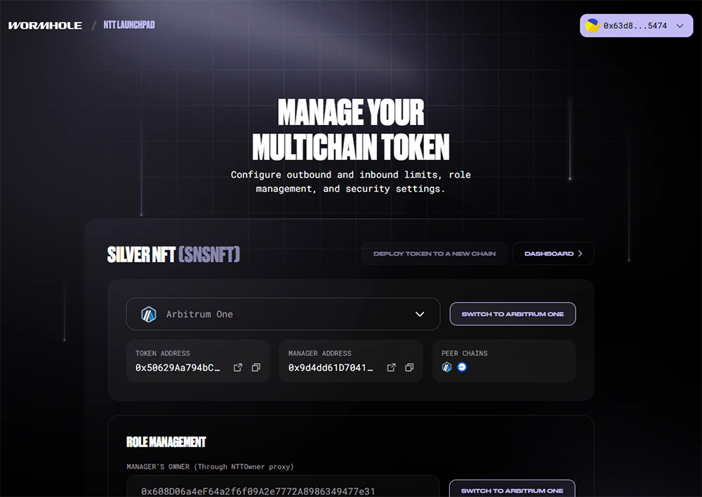Manage your multichain token with NTT Launchpad